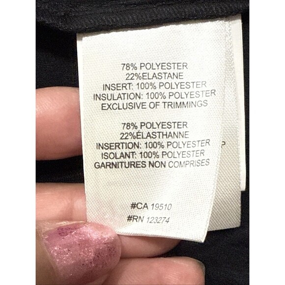 (R7) Lolë Long Sleeve ACTIVE WEAR TOP MOCK NECK SIZE XS, BLACK FULL ZIP - Picture 15 of 16